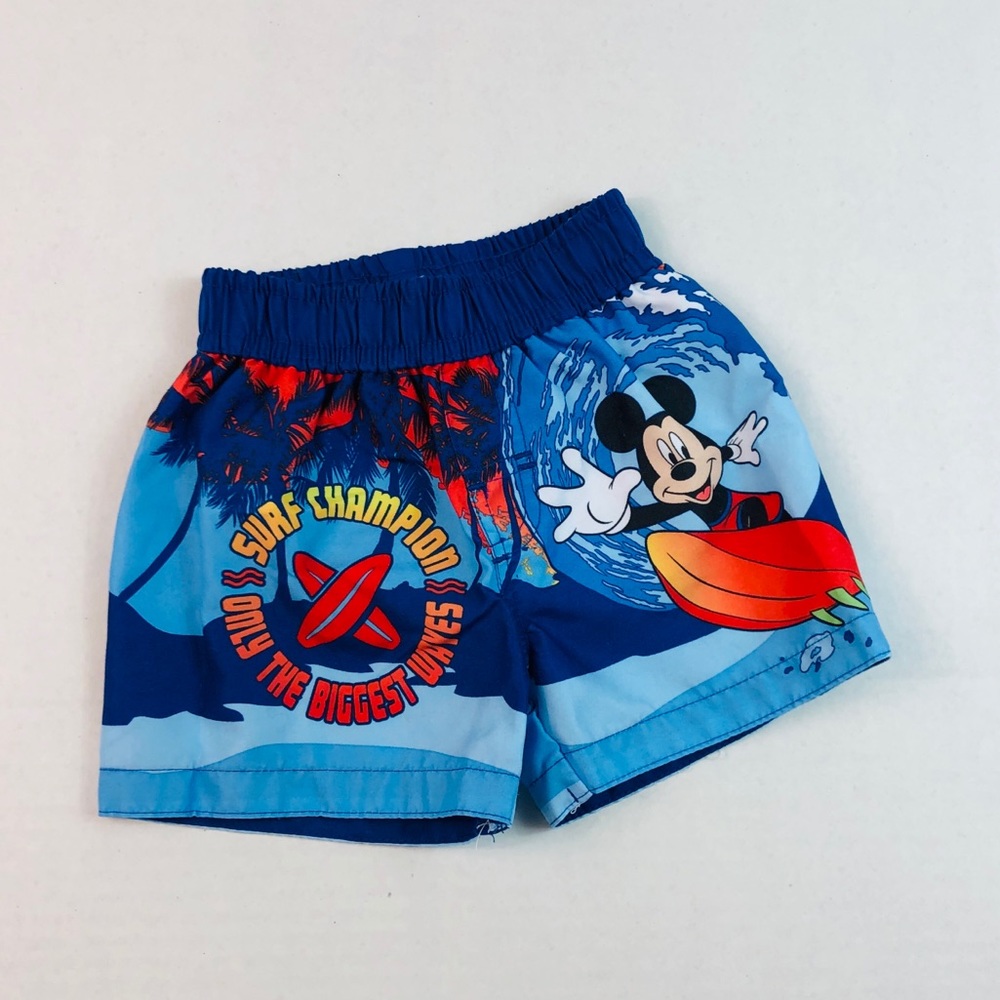 Disney baby swim shorts.